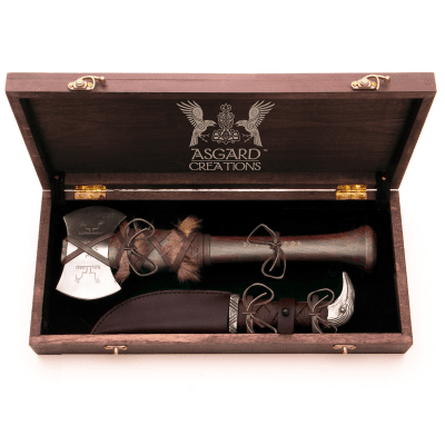 Windlass Asgard Creations Axe & Knife Boxed Set