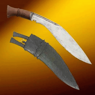 Marto Traditional Bhojpure Kukri with Old Scabbard