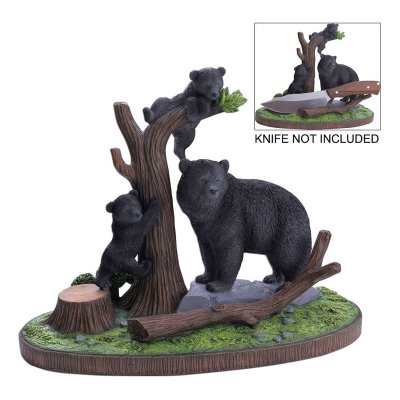 Master Cutlery Wildlife Knifestand Bear