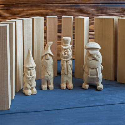 BeaverCraft BW10 Wood Carving Blocks Set of Basswood
