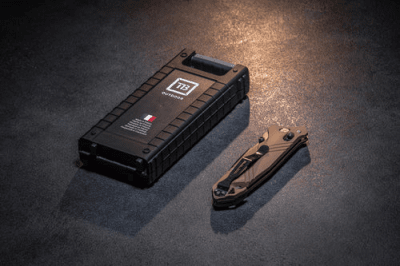 TB Outdoor CAC with Corkscrew Serrated - Röd