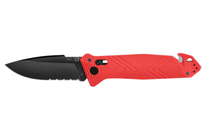 TB Outdoor CAC with Corkscrew Serrated - Röd