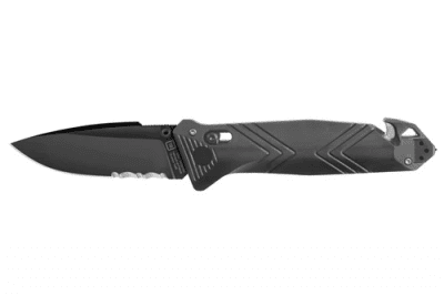 TB Outdoor CAC with Corkscrew Serrated - Black