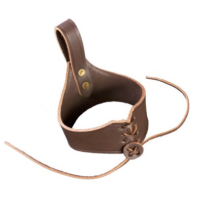 Svärdshållare Medeltid Läder