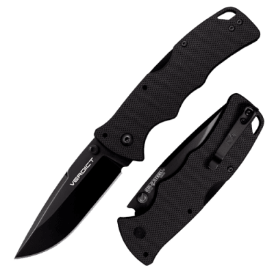 Cold Steel Verdict Spear Point AUS10A - Black