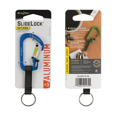 Nite Ize SlideLock Key Ring Aluminum
