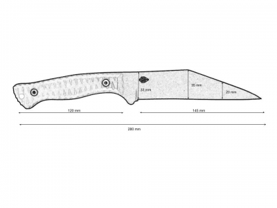 Blade Brothers Knives - Scramaseax