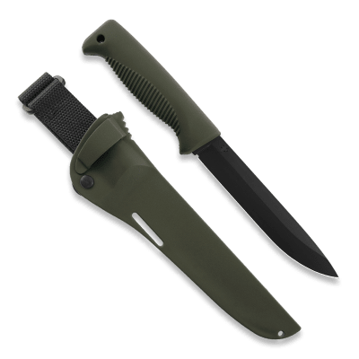 Peltonen M95 Ranger Puukko PTFE with Composite Sheath - Grön