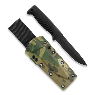 Peltonen M07 Ranger Puukko PTFE with KydexSheath - Black/Multicam