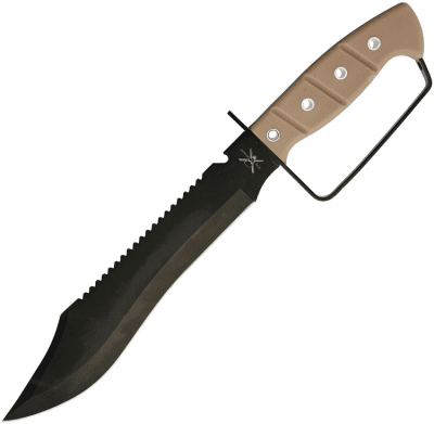 Tac Xtreme Bowie Fixed Blade Knife tan Stainless Steel