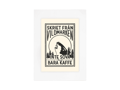 Lemmel Kaffe Poster - Skriet Från Vildmarken A2