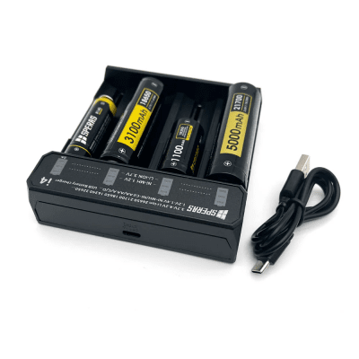 Speras i4 Charger 4 Slot for 21700 Batteries