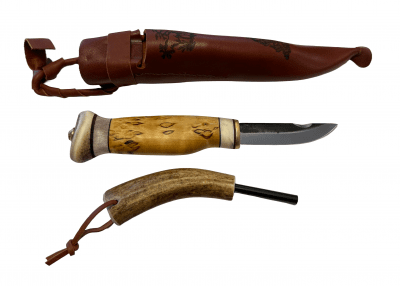 Wood Jewel Jätkänpuukko with Fire Steel