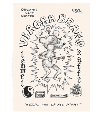 Lemmel Kaffe Poster - Viagra Beans A2