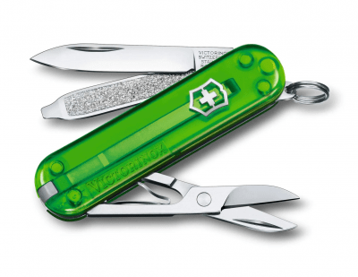 Victorinox Classic SD Transparent - Green Tea