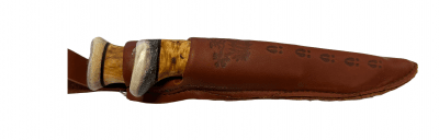 Wood Jewel Kaksoispuukko Double Knife with Opening Knife