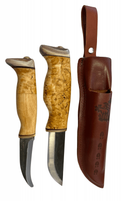Wood Jewel Nylky + Avaus tuplapuukko Dubbelkniv med Flåkniv