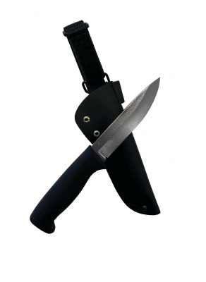 Peltonen M07 Ranger Puukko N690 with Leather Sheath - Svart