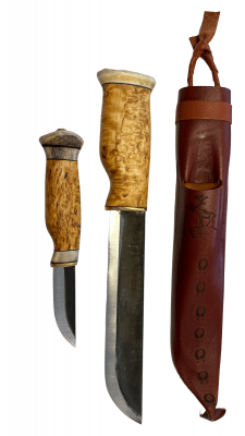 Wood Jewel Double Leuku Knife