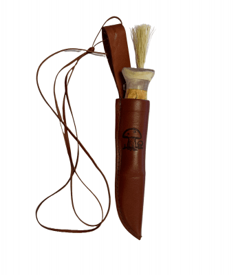 Wood Jewel Mushroom Knife