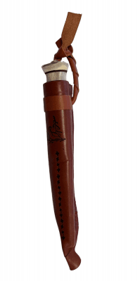 Wood Jewel Grouse Knife