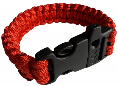 HLTD Paracordarmband med Visselpipa 25mm