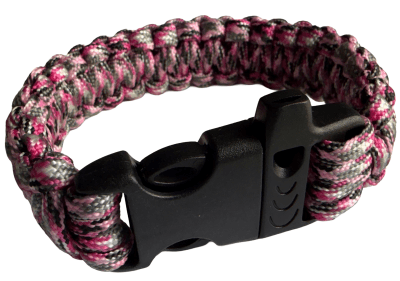 HLTD Paracordarmband med Visselpipa 25mm