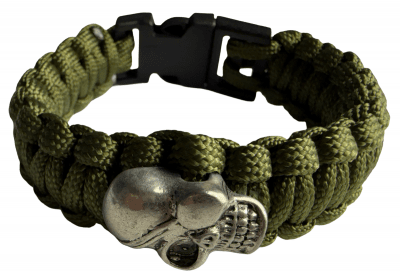 HLTD Paracordarmband Skull 20mm