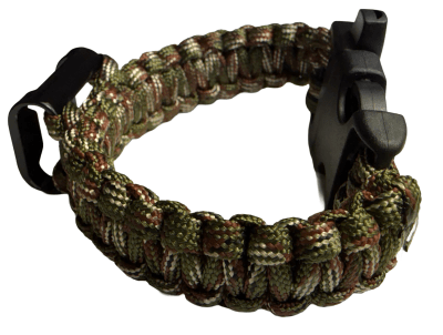 HLTD Paracordarmband med Kapsylöppnare och Visselpipa 25mm