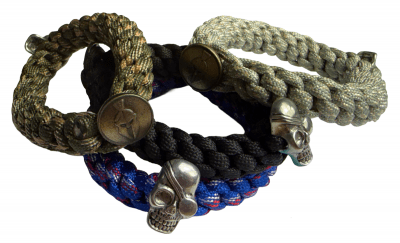 HLTD Paracord Bracelet Spartan/Skull