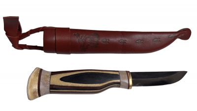 Wood Jewel Zebra Knife 23Z