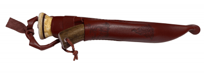 Wood Jewel Fire Knife med Tändstål