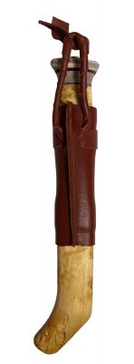 Wood Jewel Carving Knife 8,5cm with a Birch Sheath