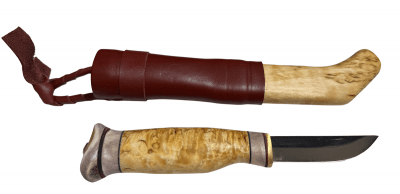Wood Jewel Carving Knife 8,5cm with a Birch Sheath