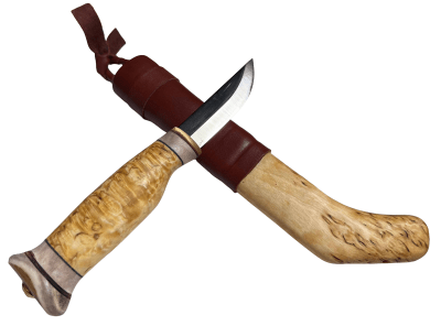Wood Jewel Carving Knife 8,5cm with a Birch Sheath