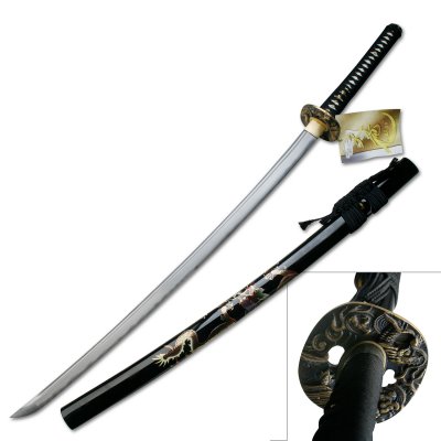 Ten Ryu Hand Forged Samurai Sword Dragon