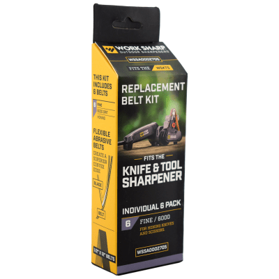 Work Sharp Sharpening Belts WSKTS and Ken Onion Edition - 6000 Grit/Fine 6pcs