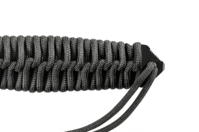 TB Outdoor Marauder Serrated - Black Paracord