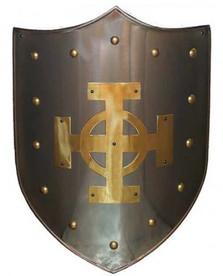 Marto Shield Brass Celtic Cross