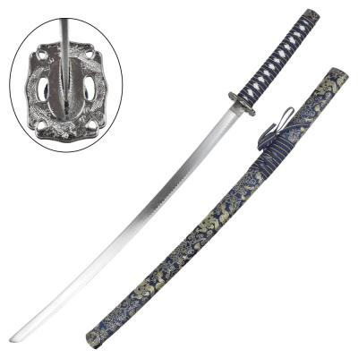 Svärdset Katana Wakizashi Tanto Blue Dragon