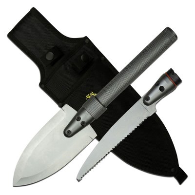 Elk Ridge Entrenching Tool - Spear Blade and Saw Blade