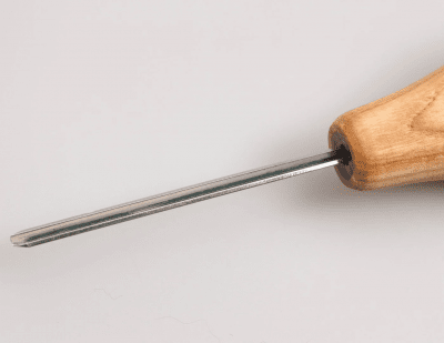 BeaverCraft P12/02 Palm-Handled Wood Carving V-Tool