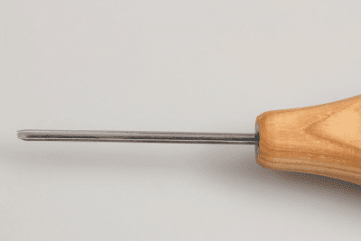 BeaverCraft P12/02 Palm-Handled Wood Carving V-Tool