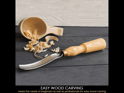 BeaverCraft G7L/22 Long Spoon Carving Knife 22mm