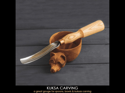 BeaverCraft G7L/22 Long Spoon Carving Knife 22mm