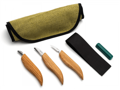 BeaverCraft S06 Täljkit med Knivrulle
