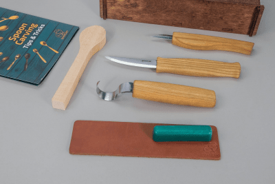 BeaverCraft S13 Box Täljkit med Täljämne och Låda