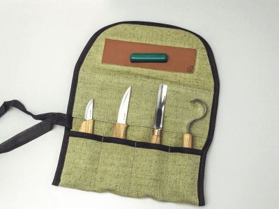 BeaverCraft S43 Täljkit Kåsa/Sked med Knivrulle