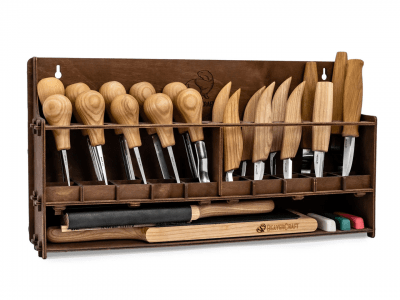BeaverCraft S57 Large Wood Carving Tool Set with 20 Tools