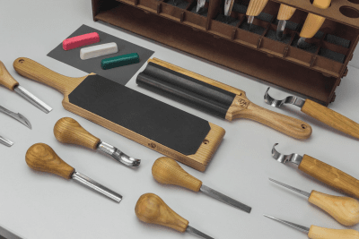 BeaverCraft S57 Large Wood Carving Tool Set with 20 Tools